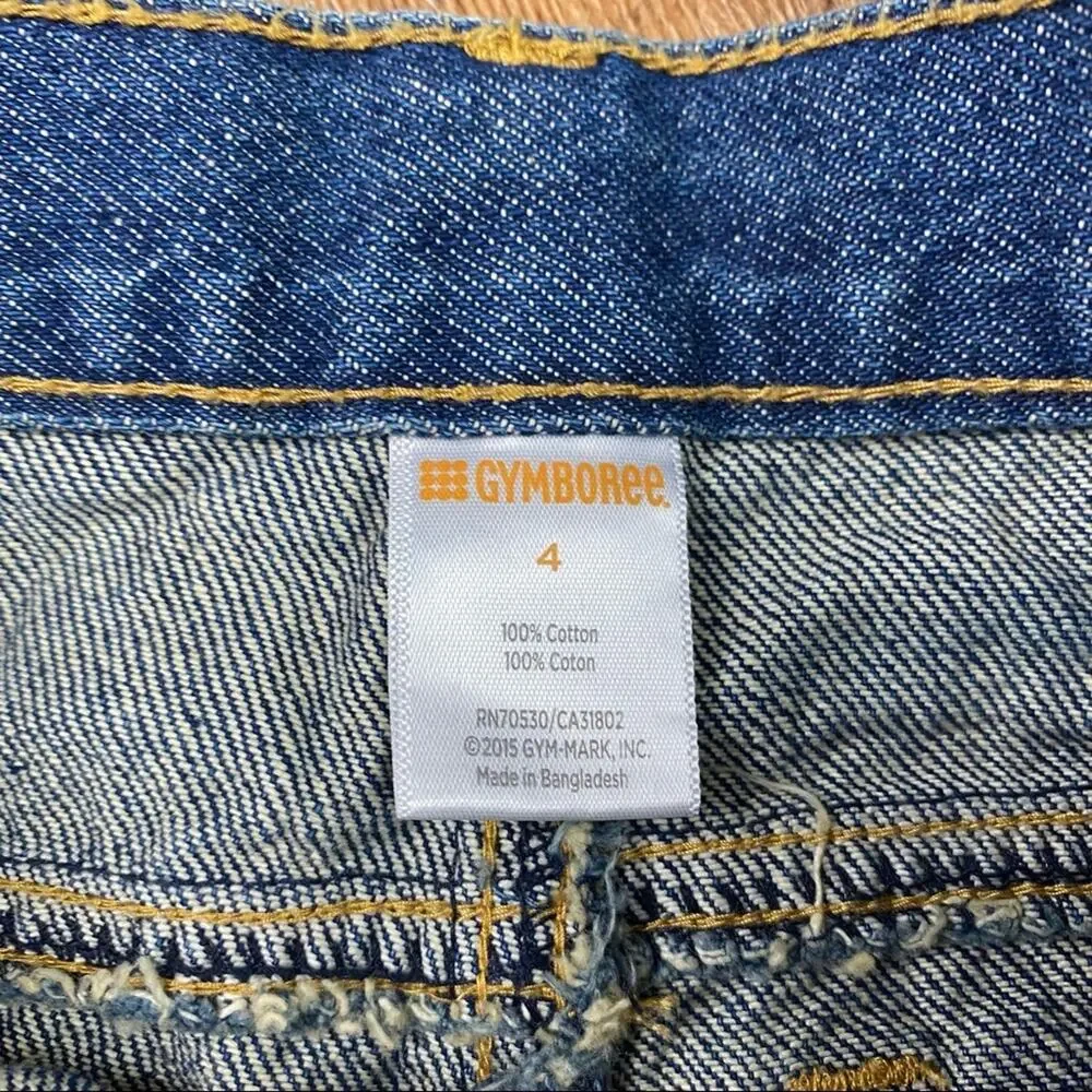 Gymboree Jeans Adjustable Waist Sz 4